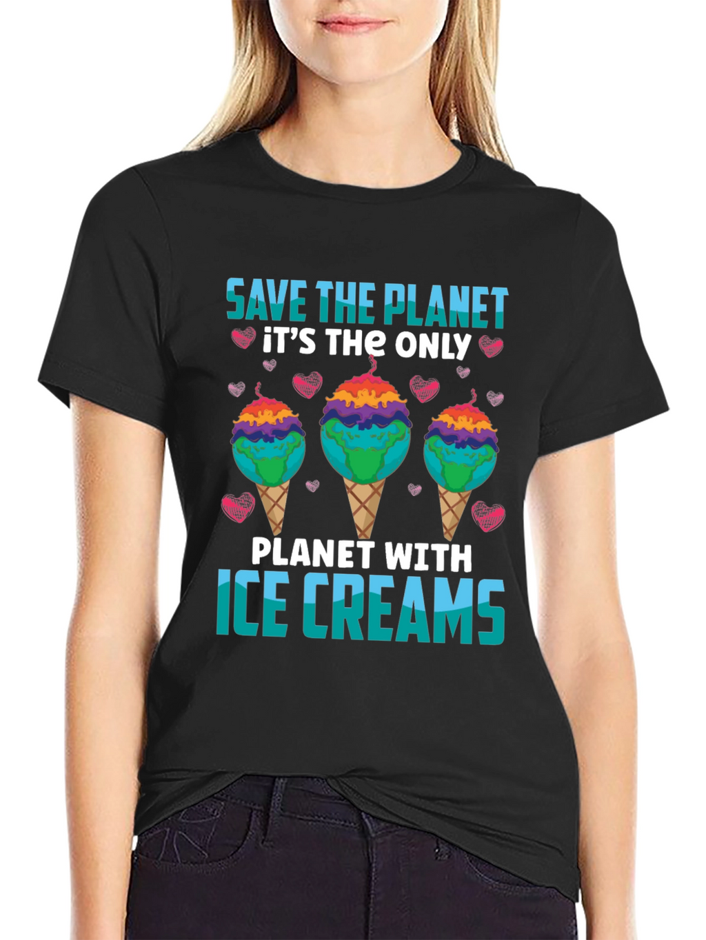 Save the Planet Ice Cream T-Shirt