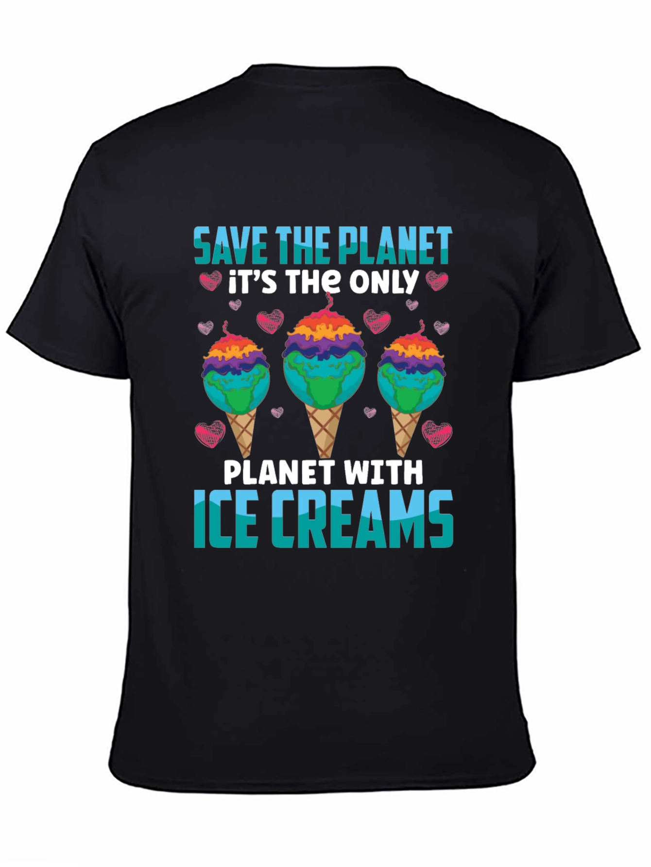 Save the Planet Ice Cream T-Shirt