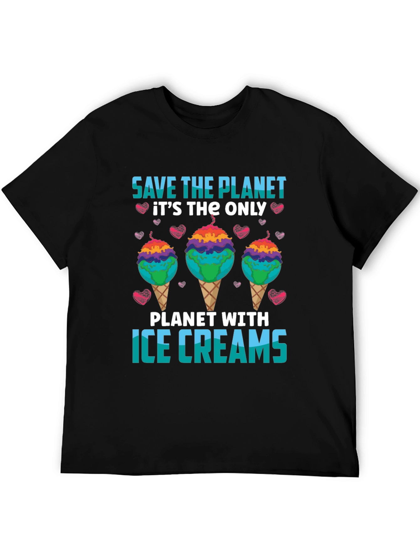 Save the Planet Ice Cream T-Shirt
