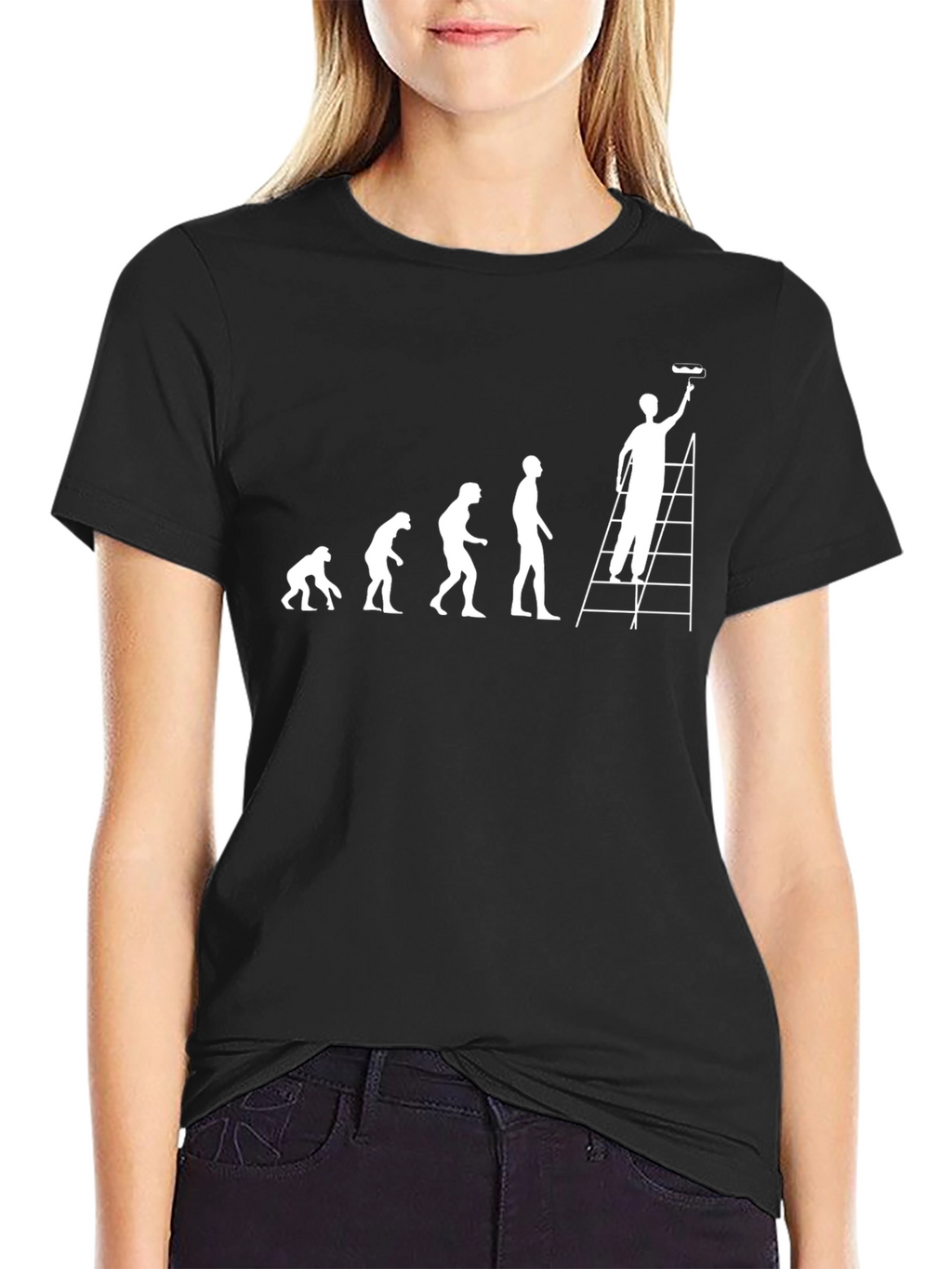 Painter Evolution T-Shirt - Funny DIY Home Improvement Tee
