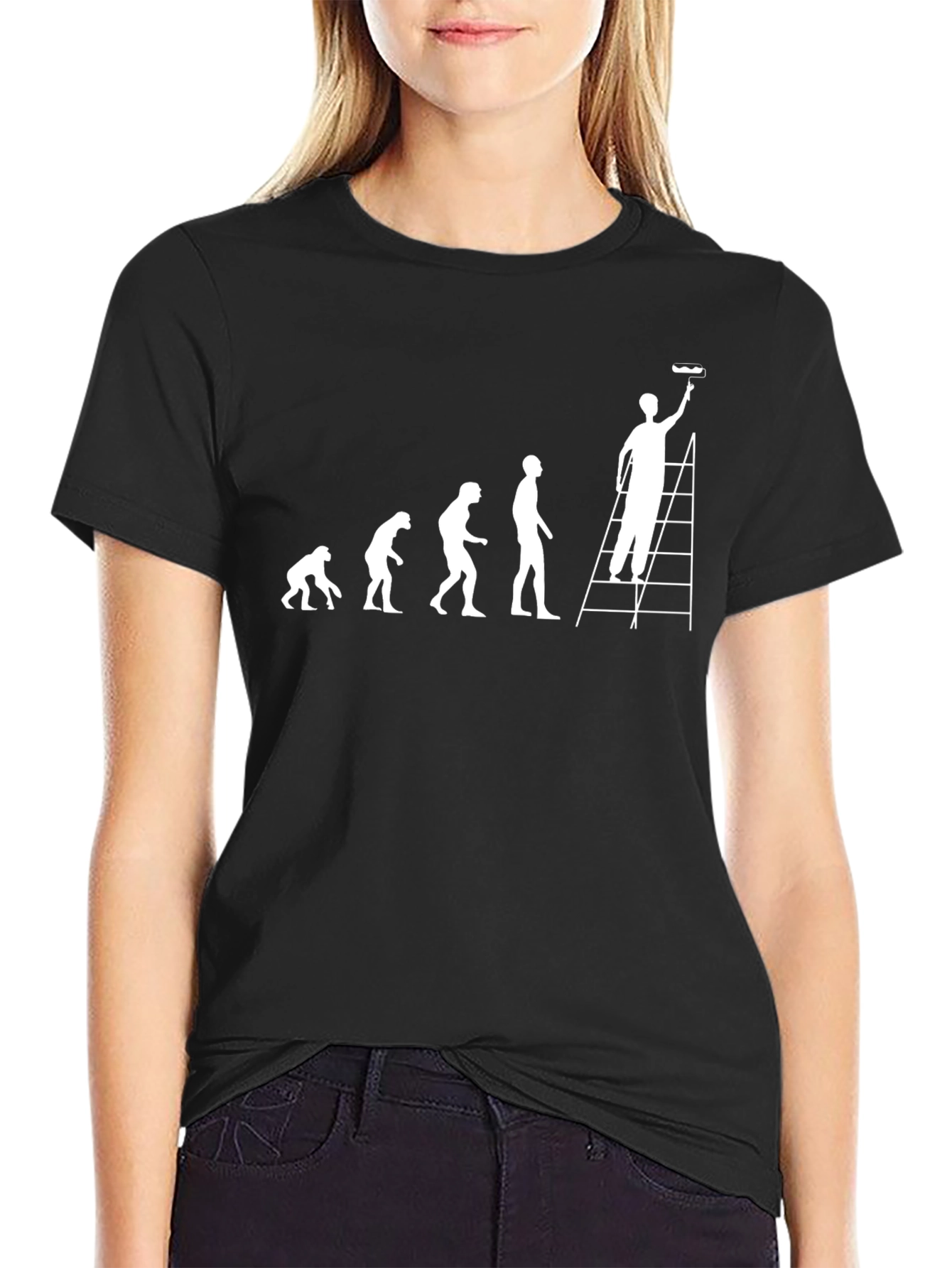 Painter Evolution T-Shirt - Funny DIY Home Improvement Tee