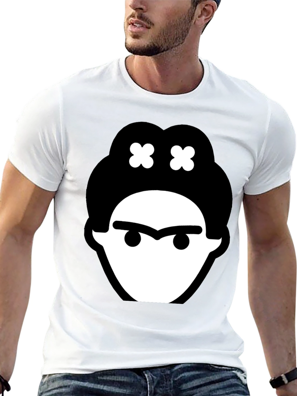 Frida Kahlo Graphic Tee - Black Cotton T-Shirt