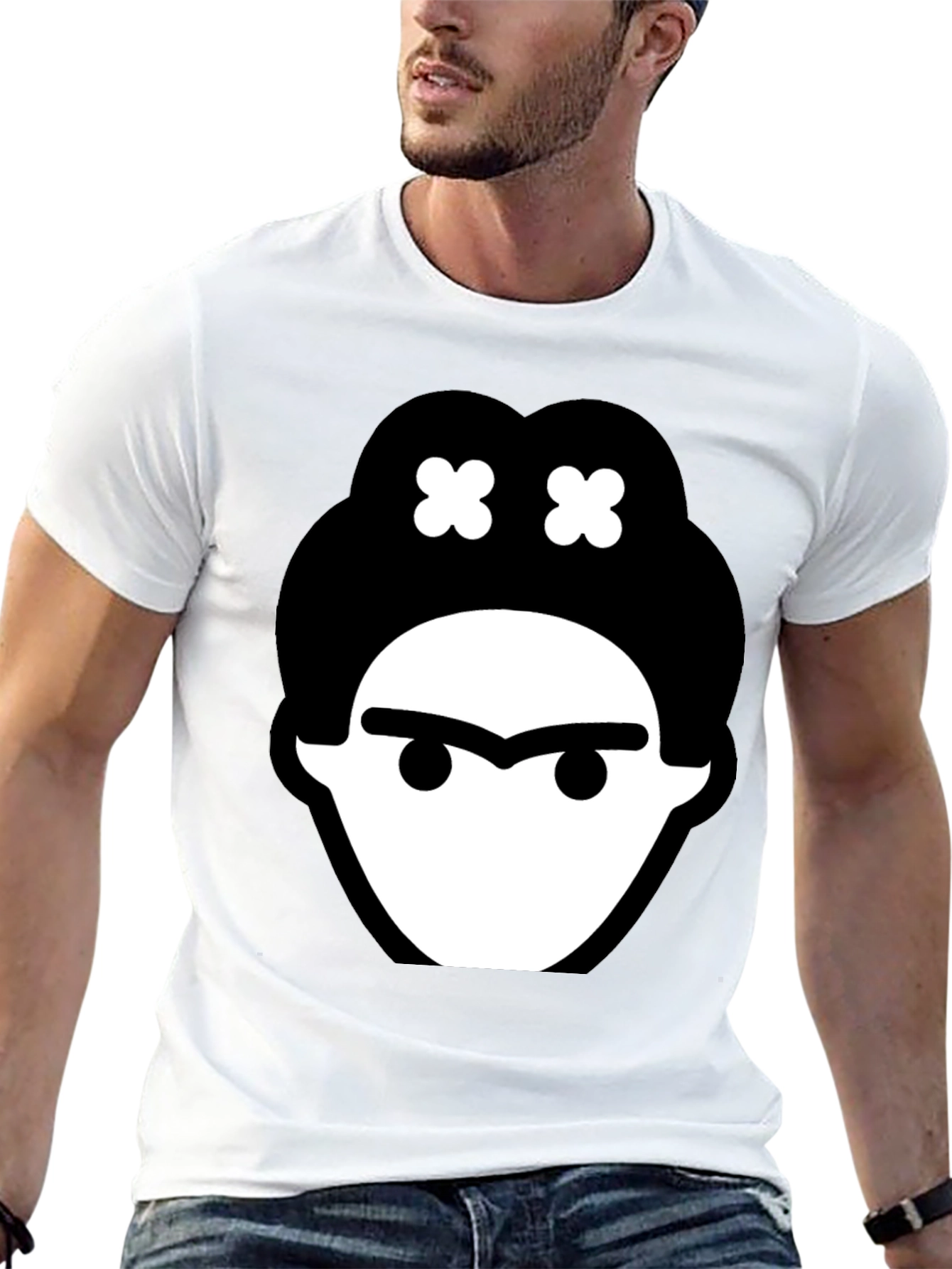 Frida Kahlo Graphic Tee - Black Cotton T-Shirt