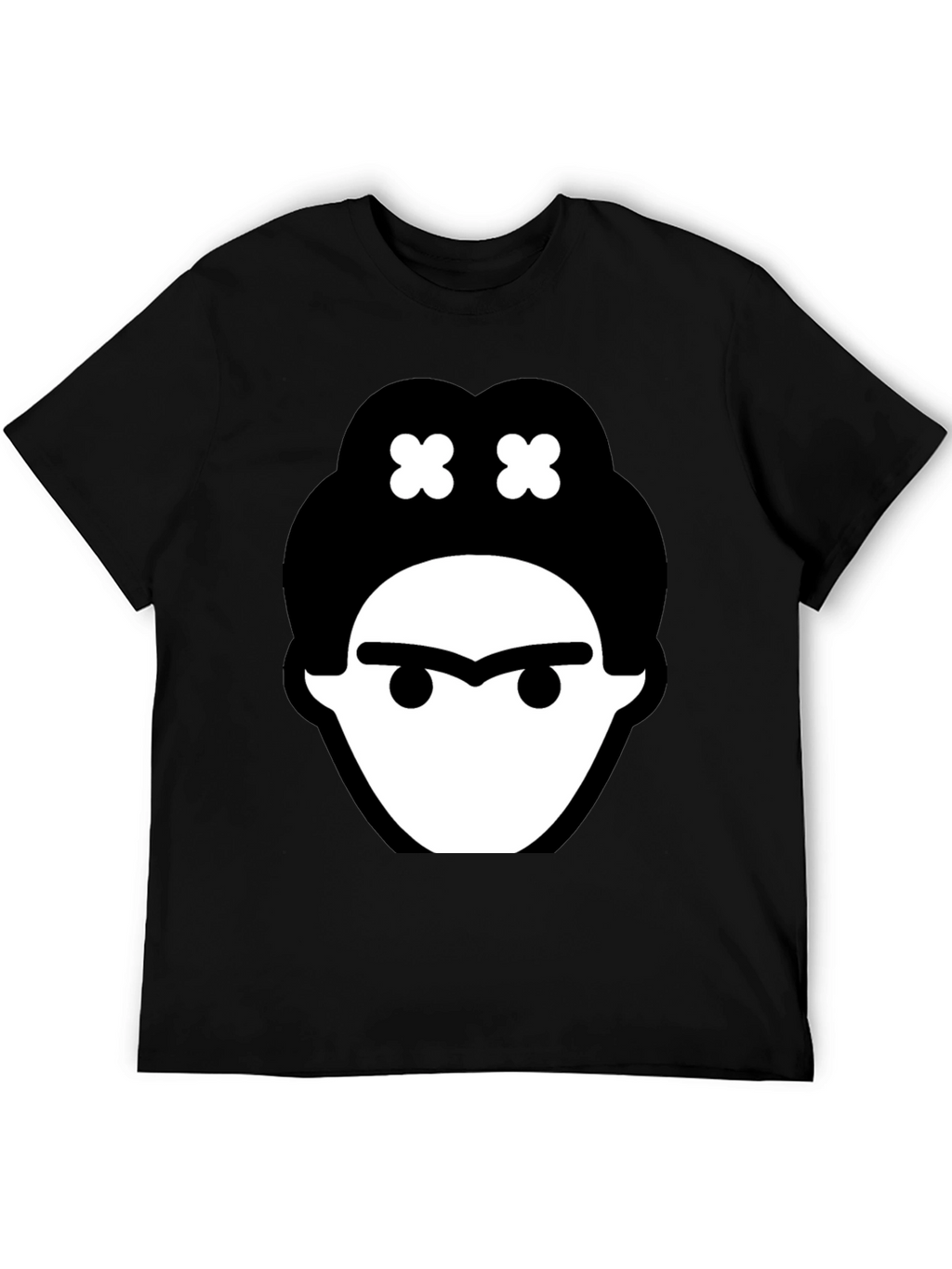 Frida Kahlo Graphic Tee - Black Cotton T-Shirt