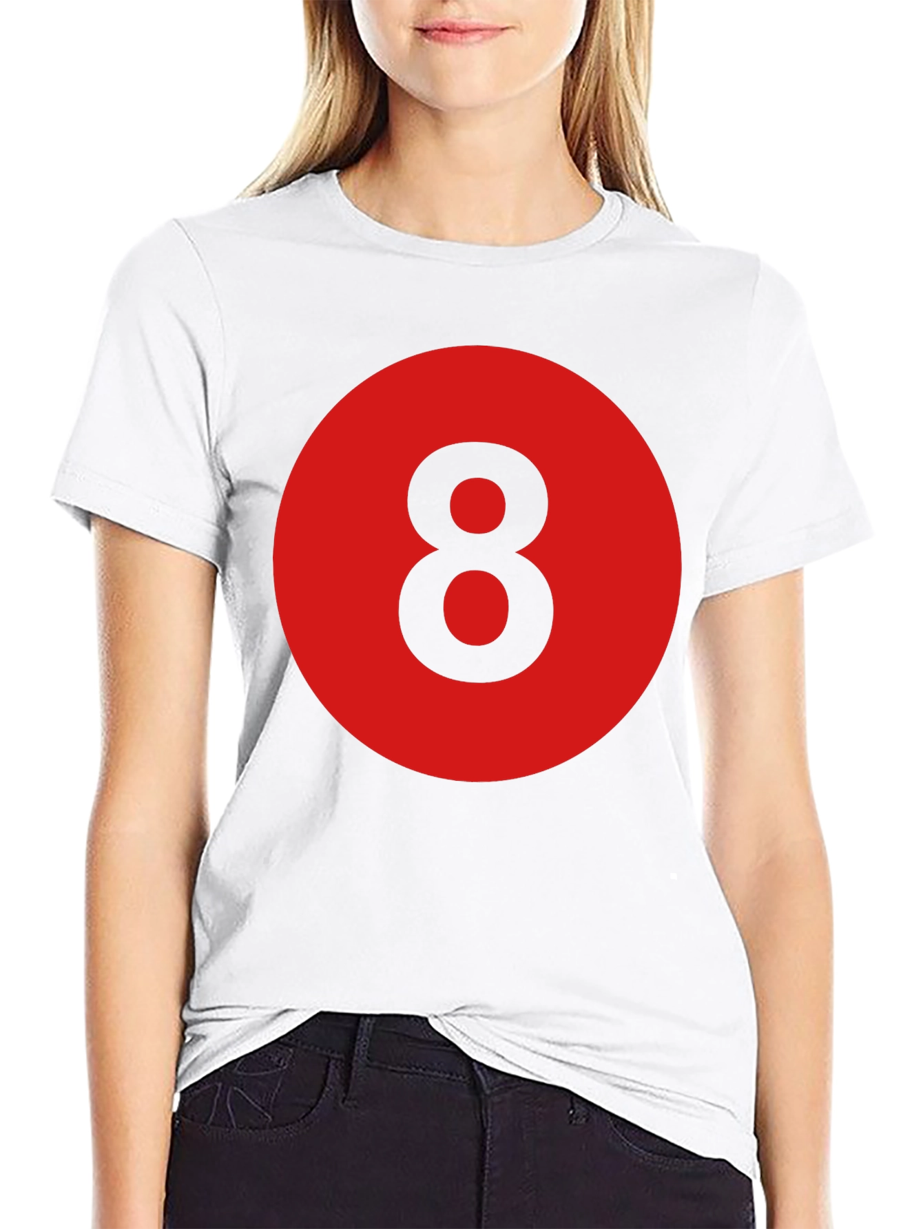 8 Ball Graphic Tee - Retro Style