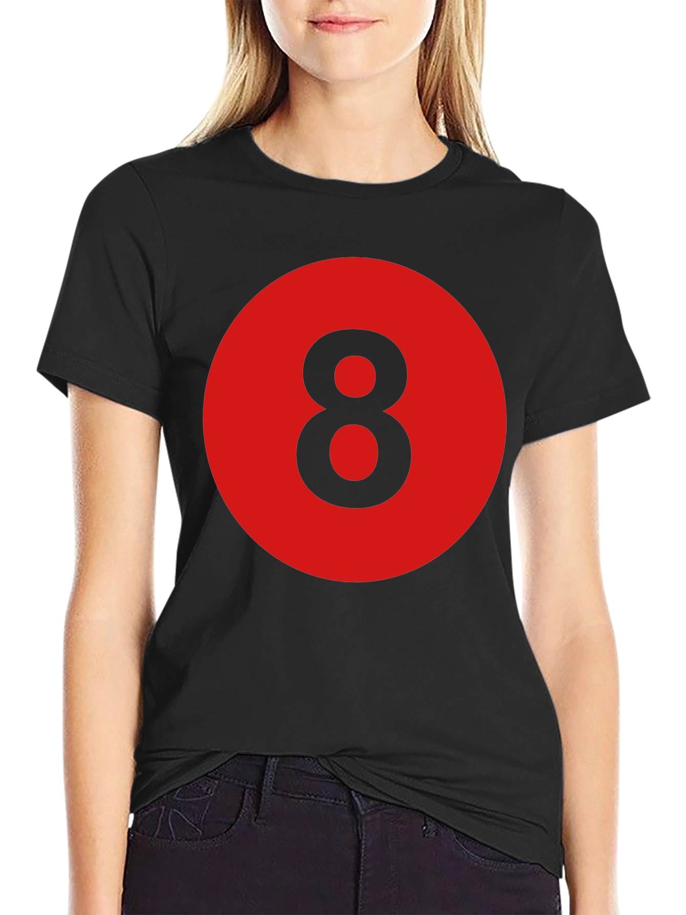 8 Ball Graphic Tee - Retro Style