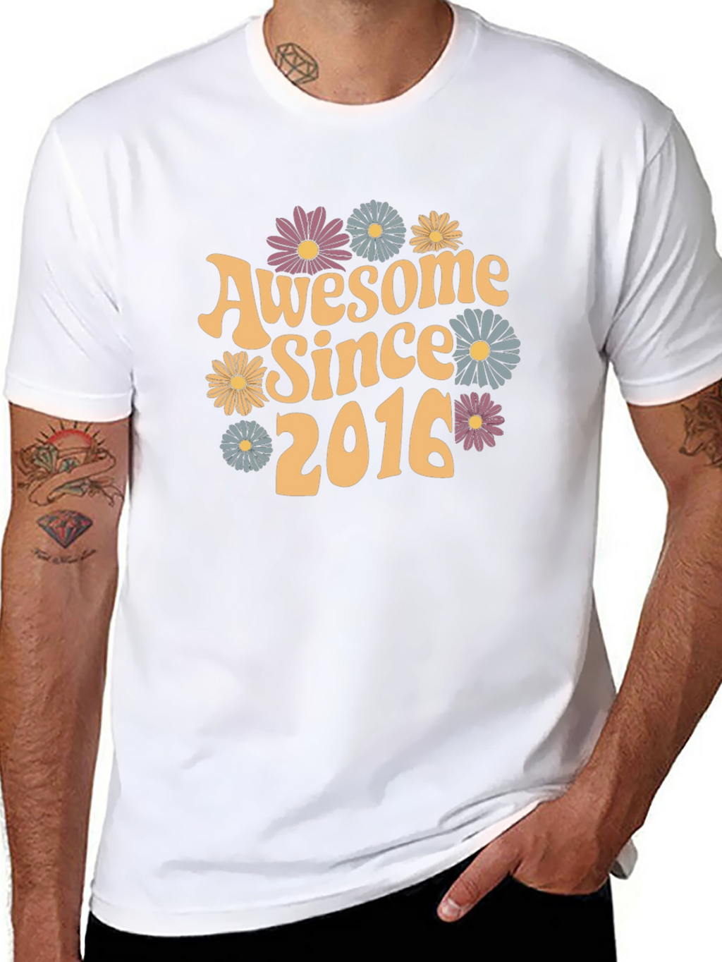 Awesome Since 2016 Graphic T-Shirt