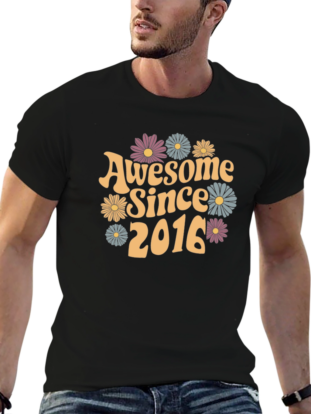 Awesome Since 2016 Graphic T-Shirt