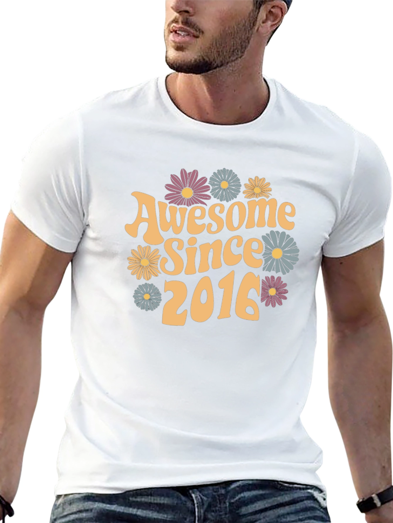 Awesome Since 2016 Graphic T-Shirt