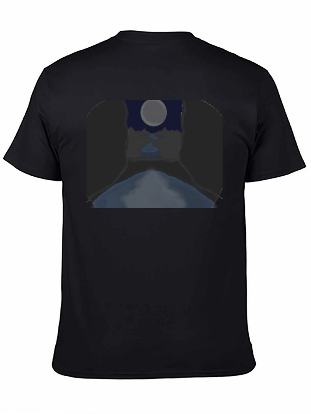 Moonlit River Graphic Tee - Unique Design