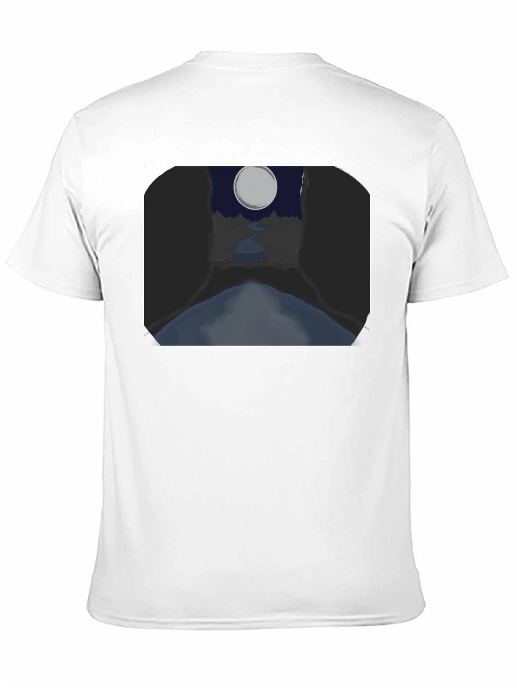 Moonlit River Graphic Tee - Unique Design