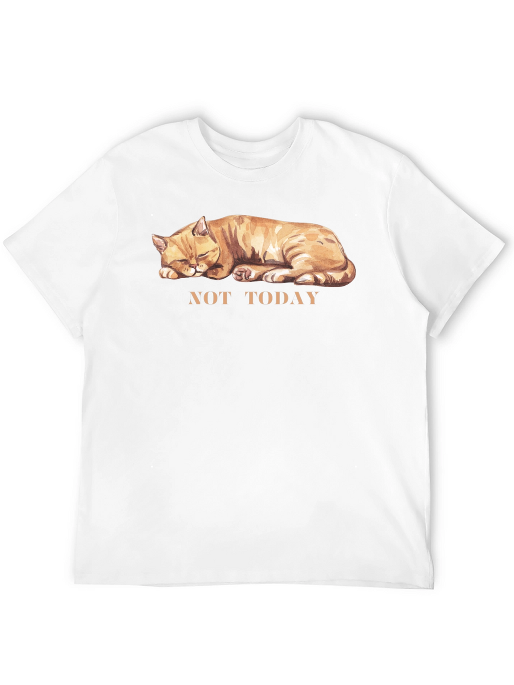 Not Today Cat Graphic T-Shirt - Unisex Cotton Tee