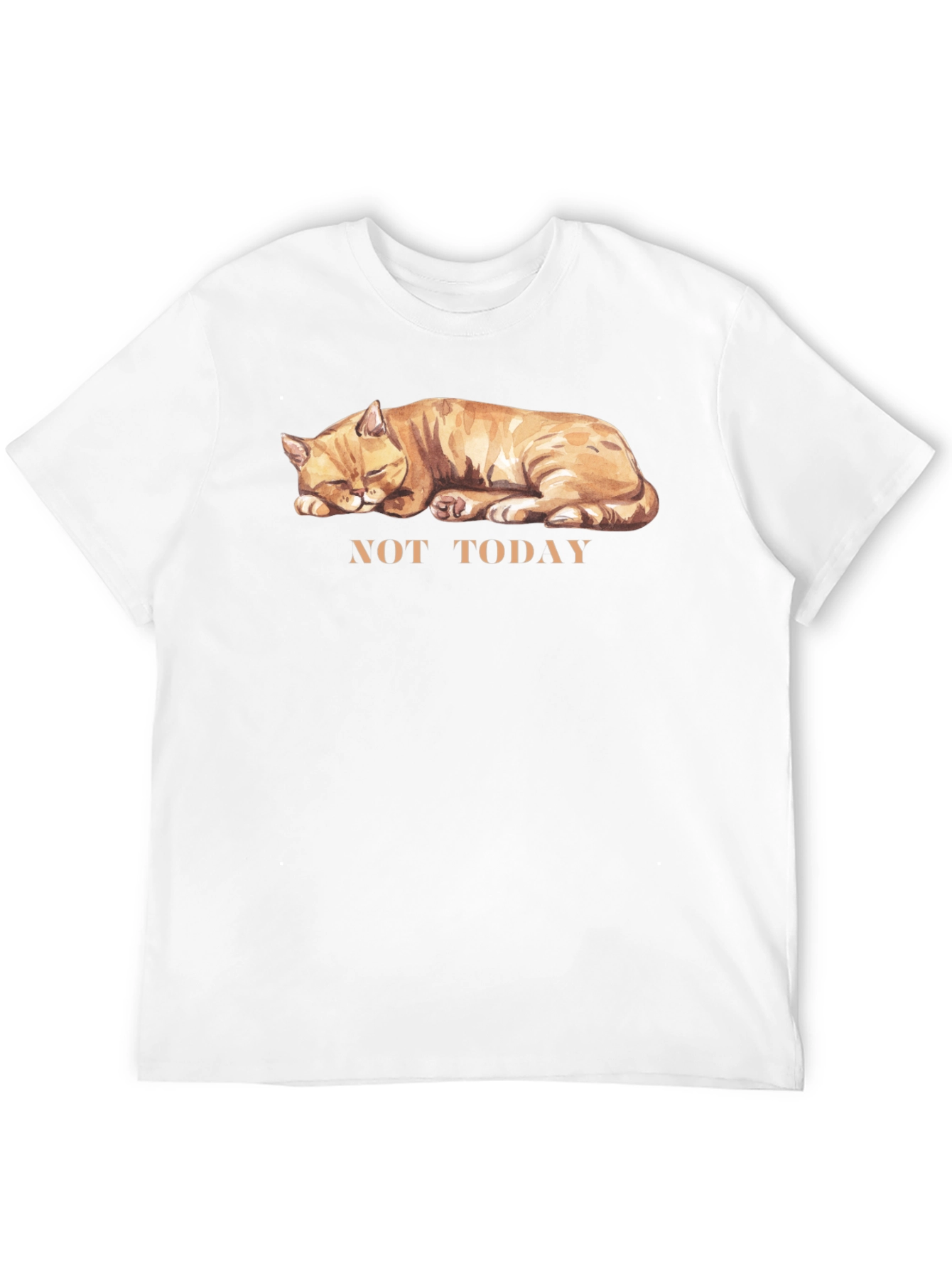 Not Today Cat Graphic T-Shirt - Unisex Cotton Tee