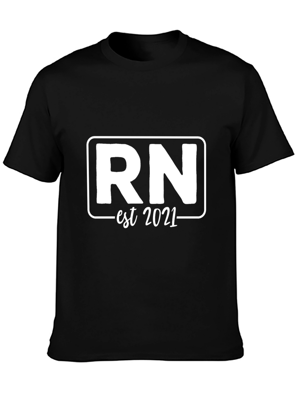 RN Est 2021 T-Shirt Registered Nurse Shirt