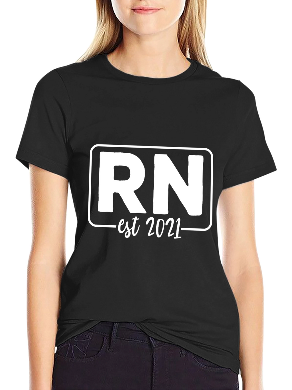 RN Est 2021 T-Shirt Registered Nurse Shirt