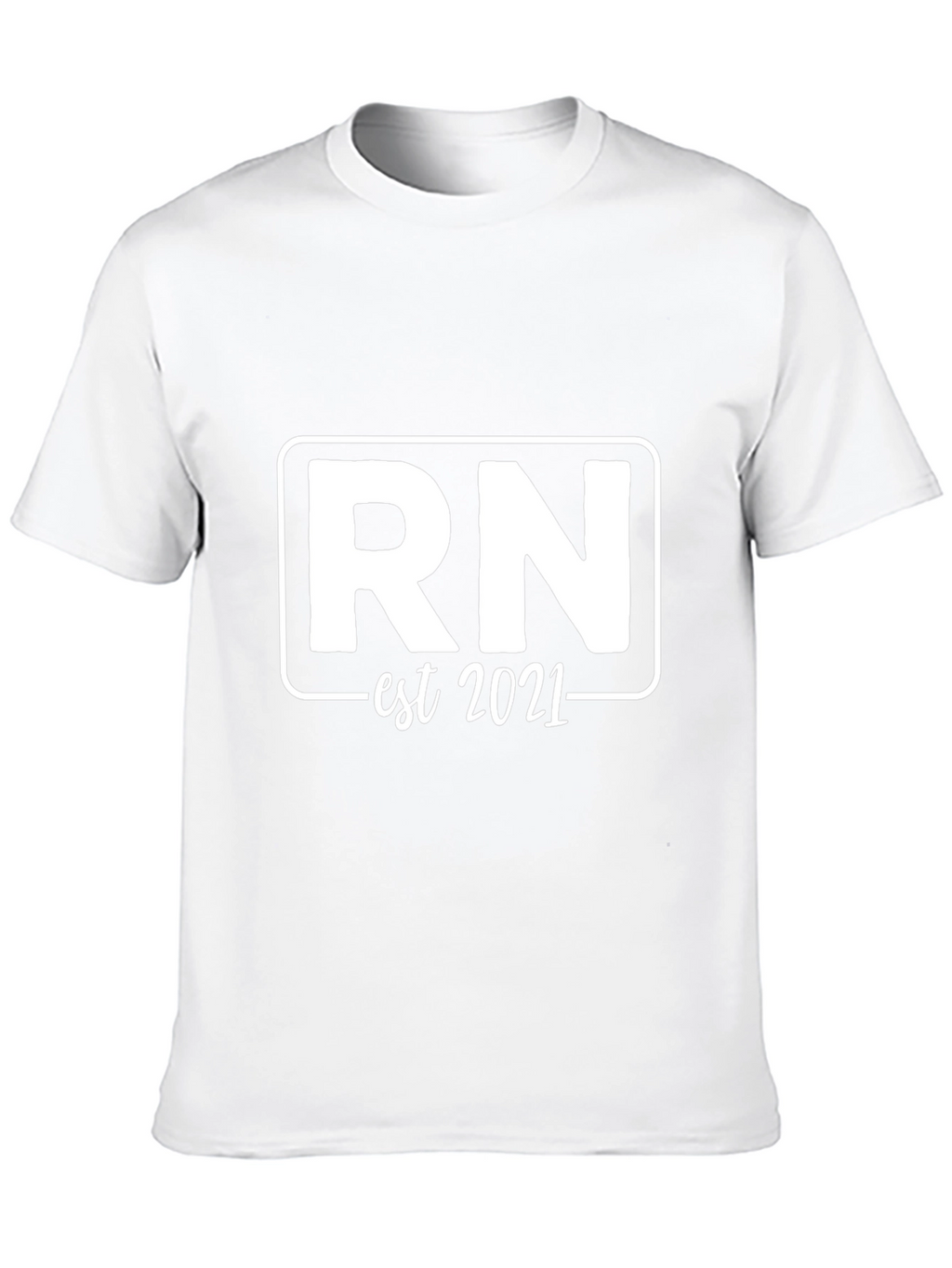 RN Est 2021 T-Shirt Registered Nurse Shirt