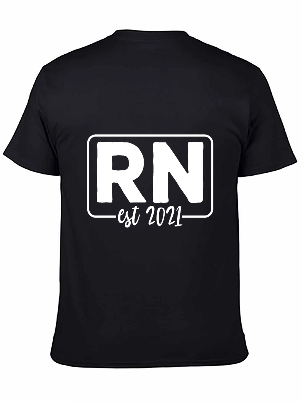 RN Est 2021 T-Shirt Registered Nurse Shirt