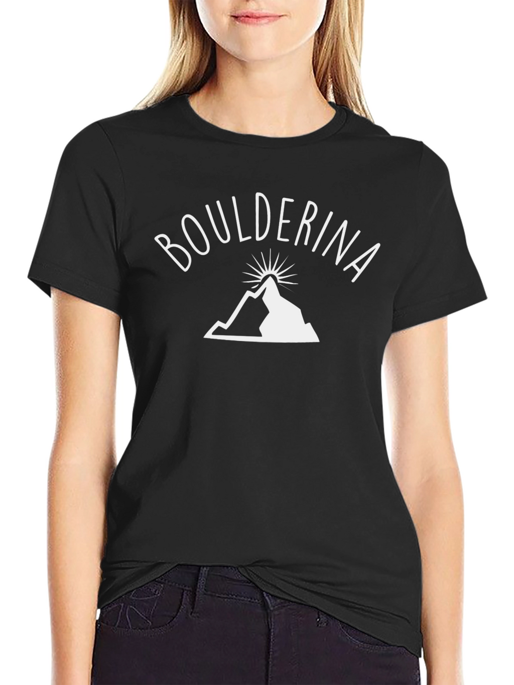 Bouldering T-Shirt Mountain Design