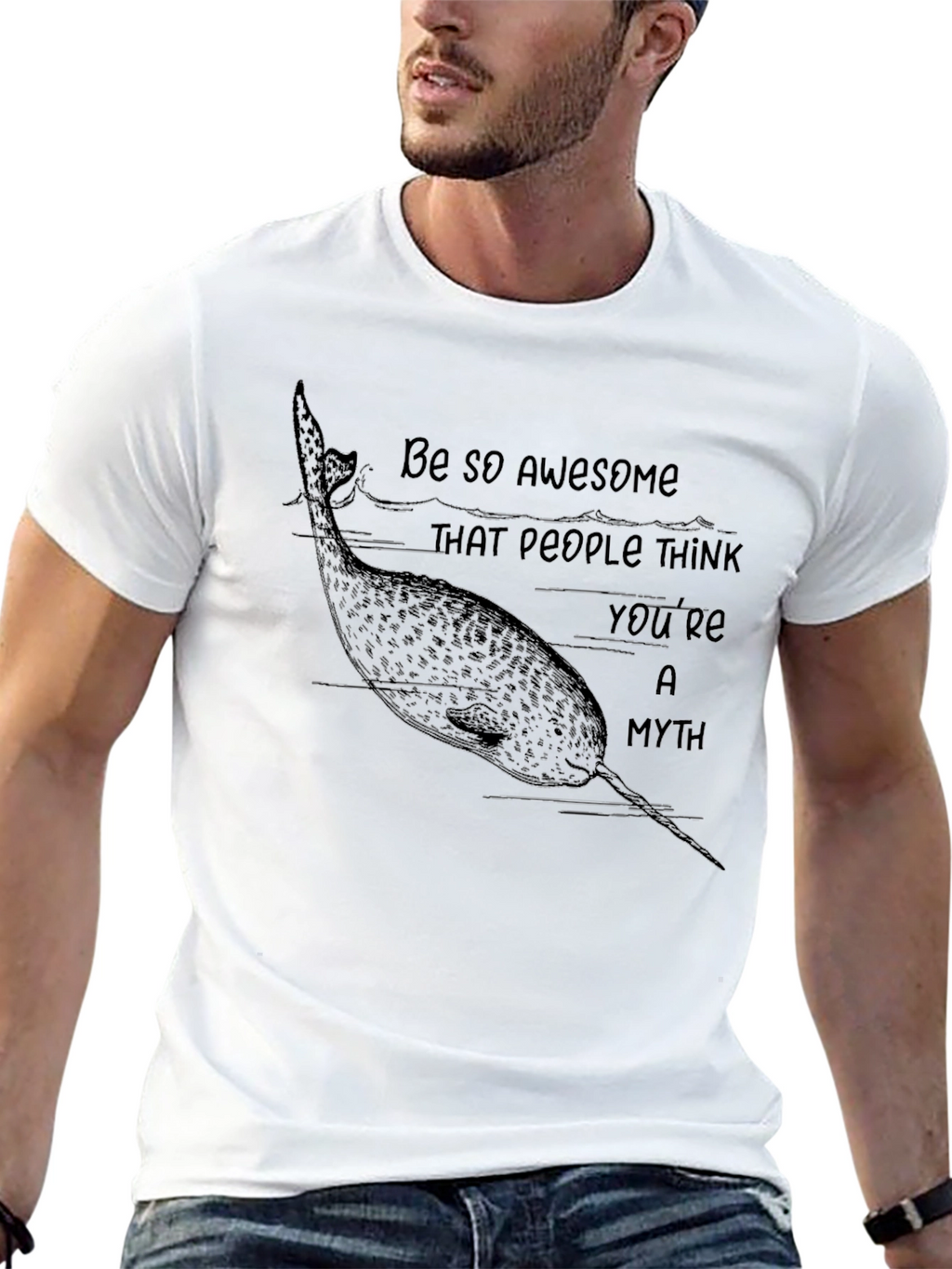 Narwhal Myth T-Shirt - Be So Awesome