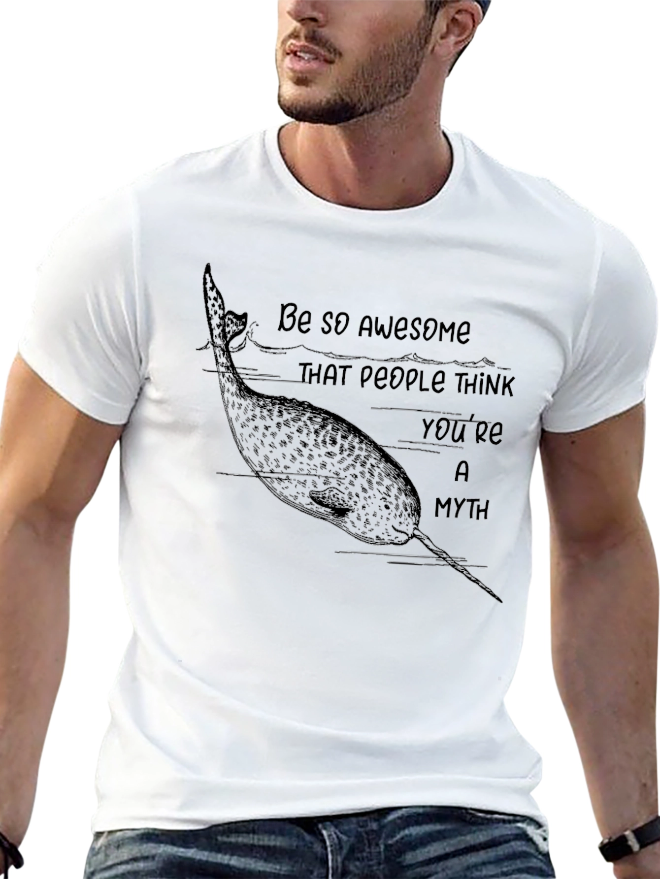 Narwhal Myth T-Shirt - Be So Awesome