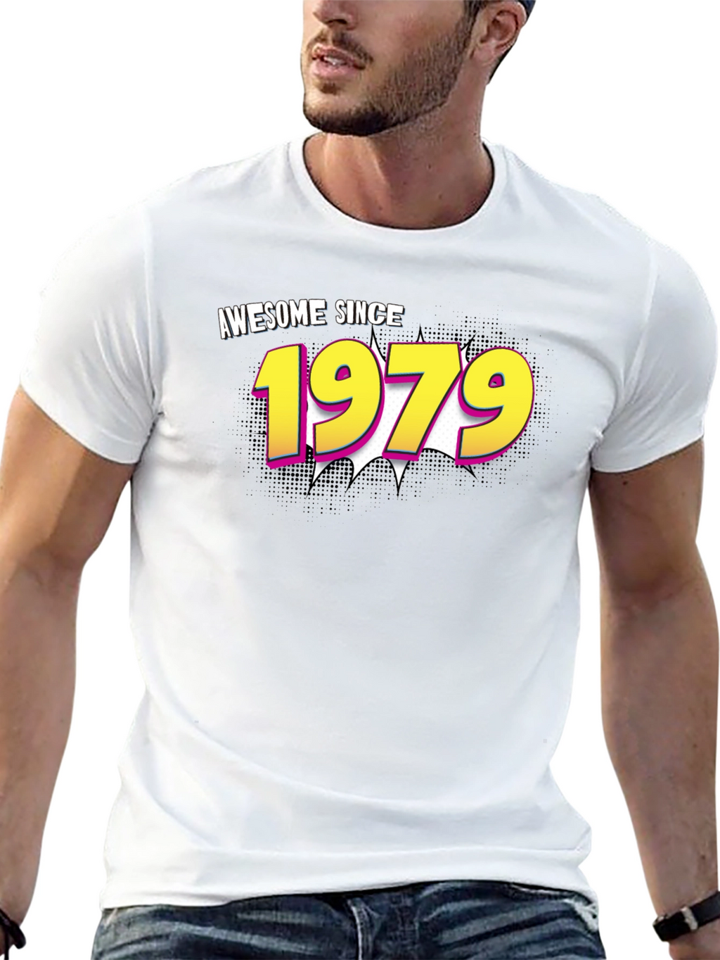 Awesome Since 1979 Graphic T-Shirt