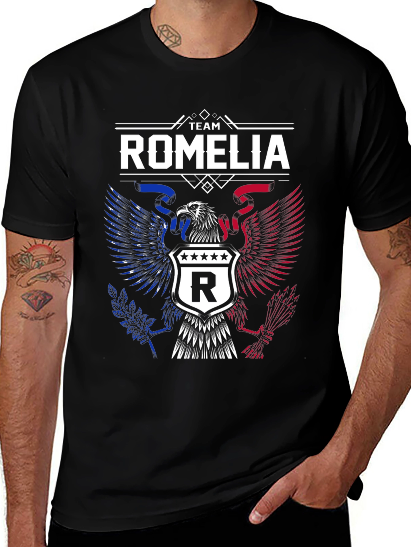 Team Romelia Eagle Graphic T-Shirt