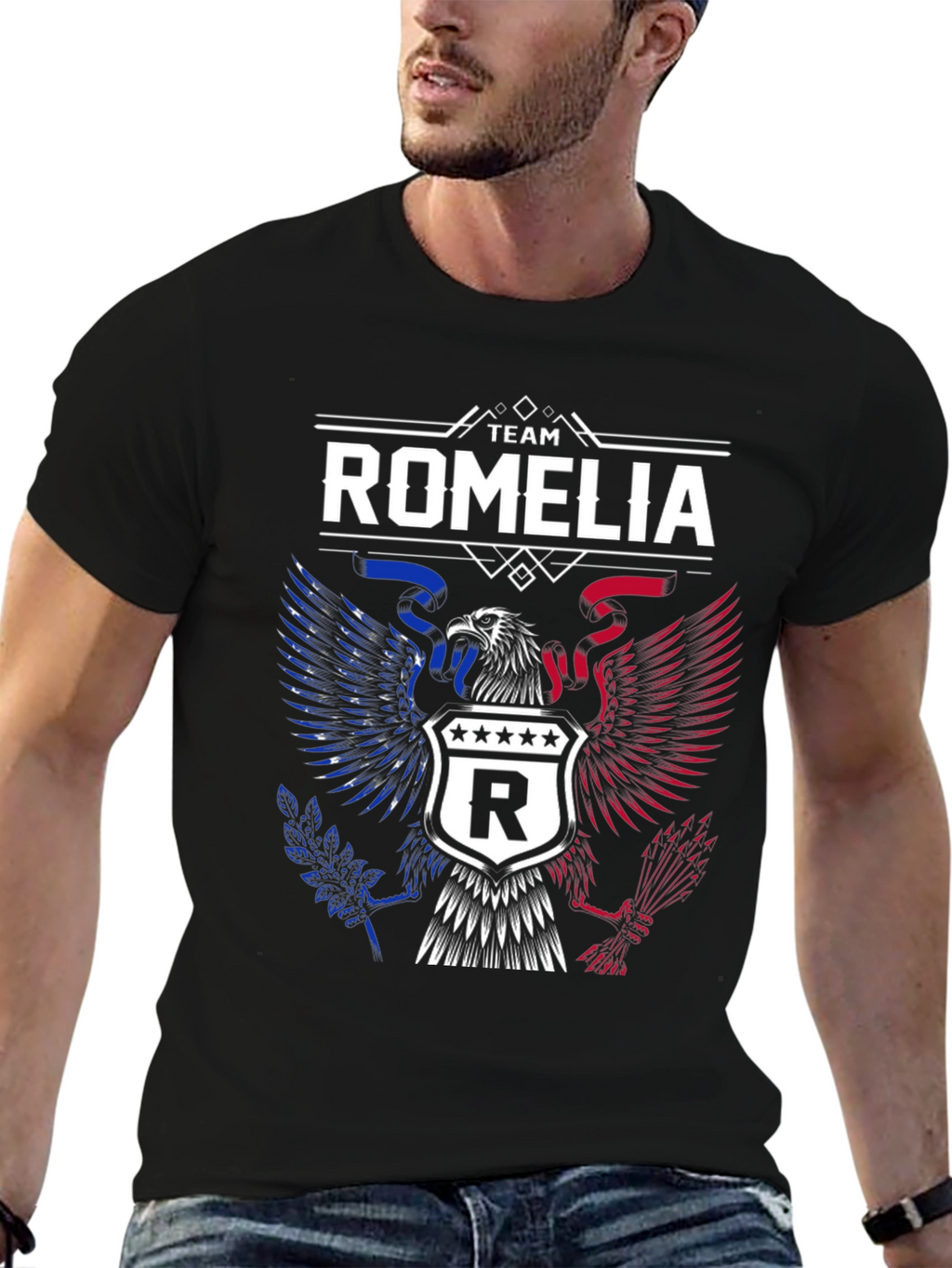 Team Romelia Eagle Graphic T-Shirt