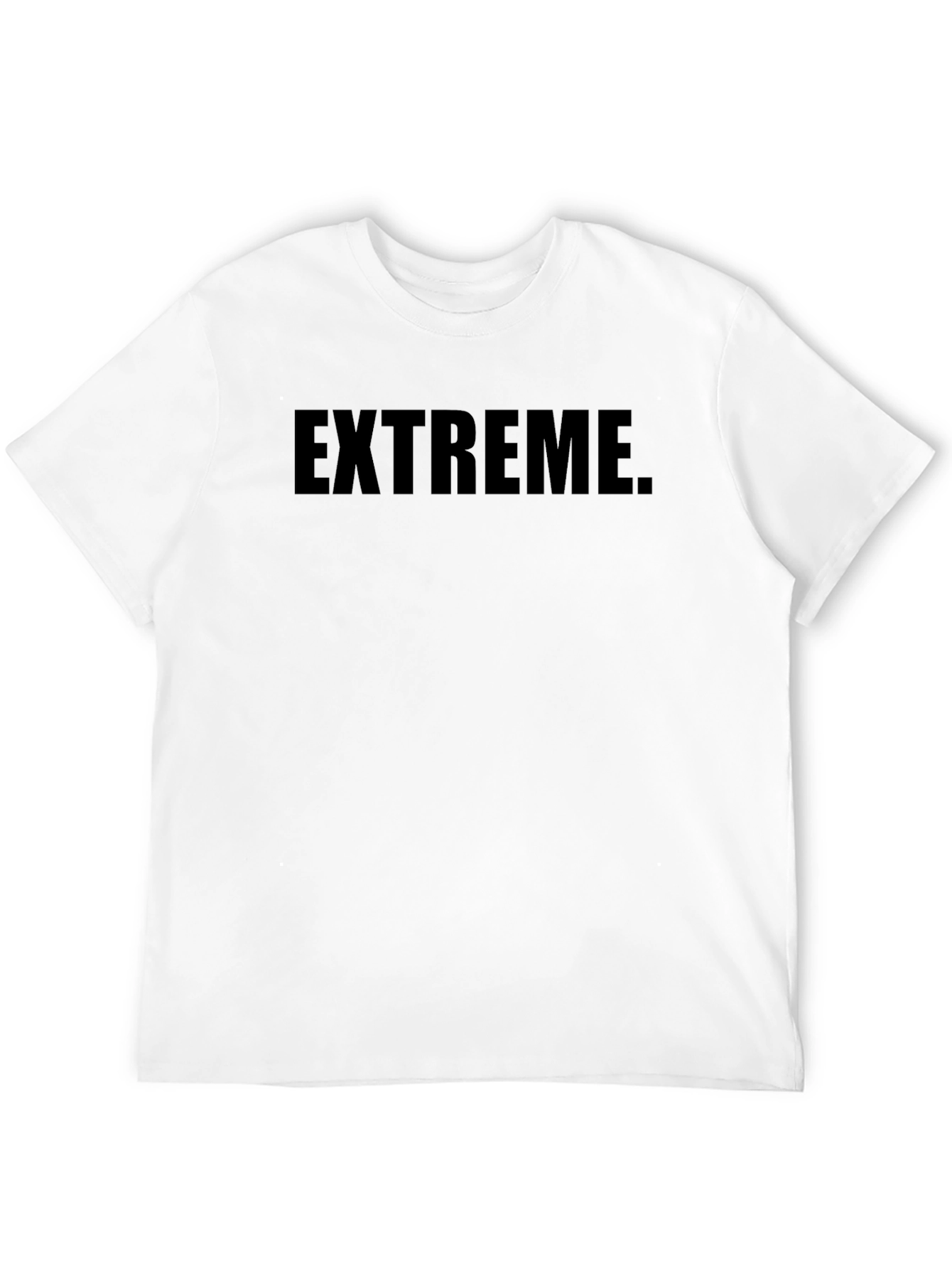 Extreme Graphic Tee - Black Cotton Casual Shirt