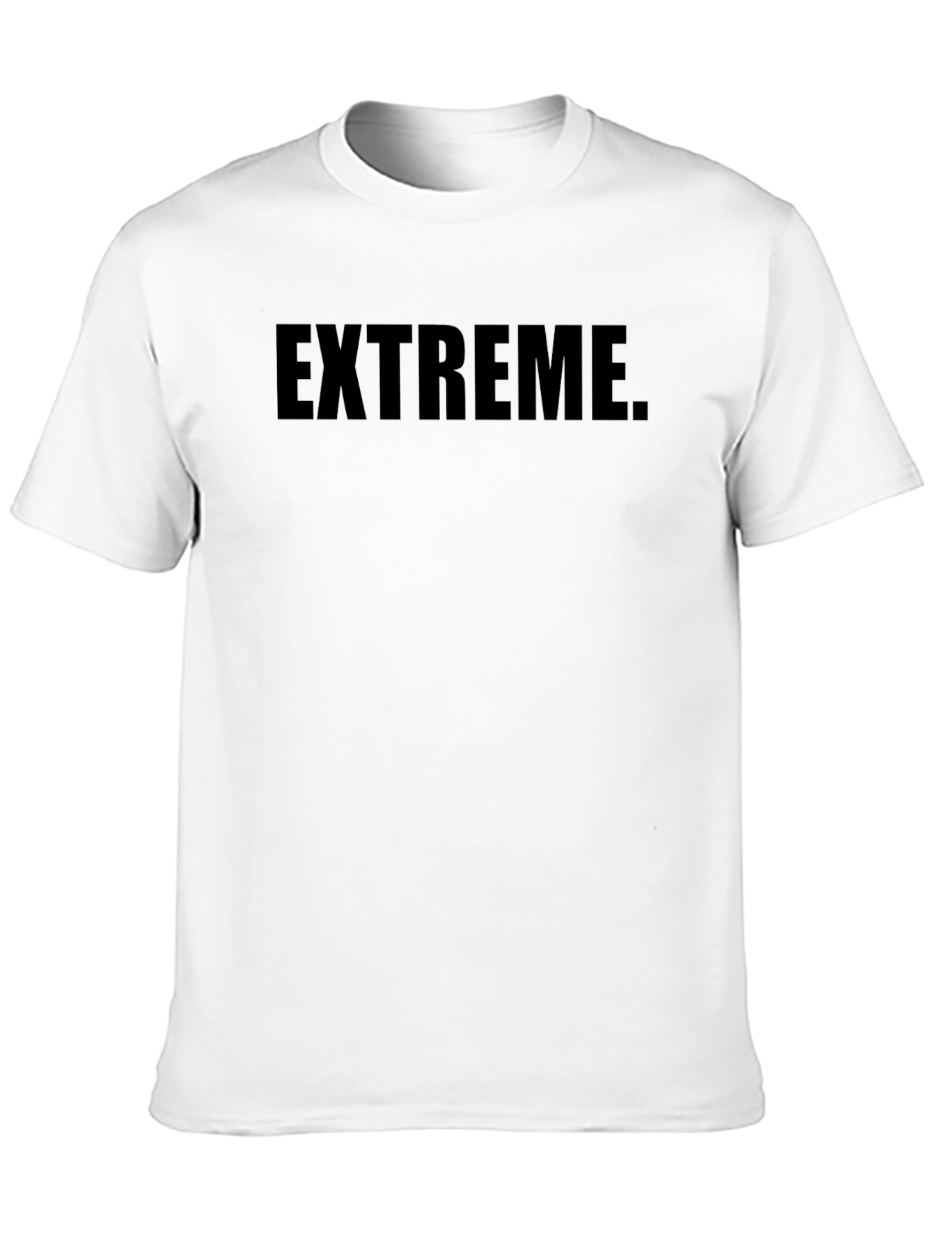 Extreme Graphic Tee - Black Cotton Casual Shirt