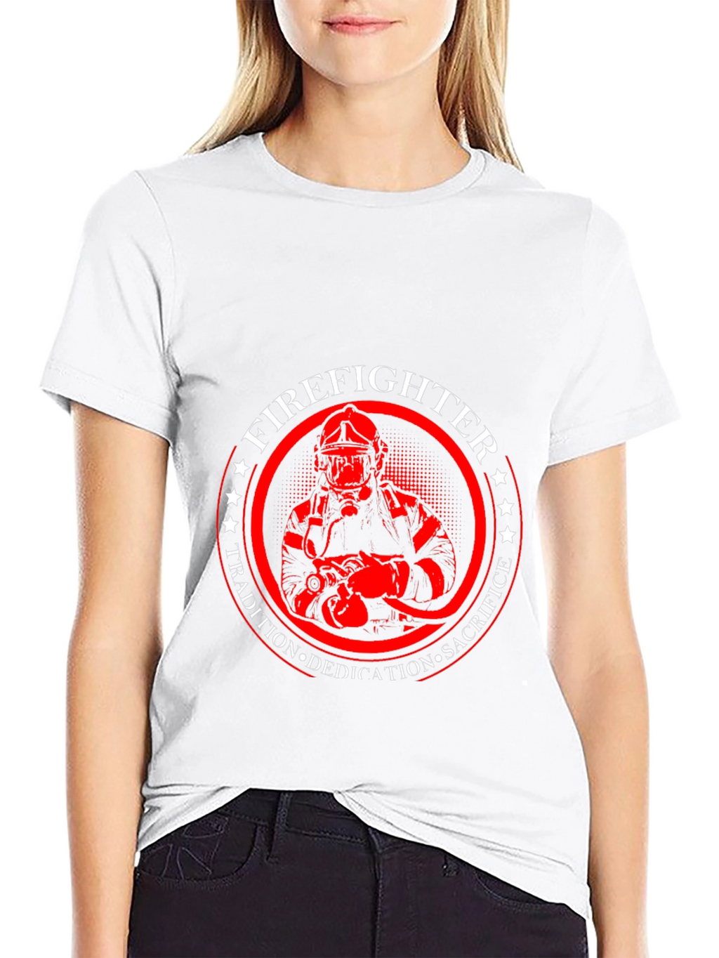 Firefighter Tradition Dedication Sacrifice T-Shirt