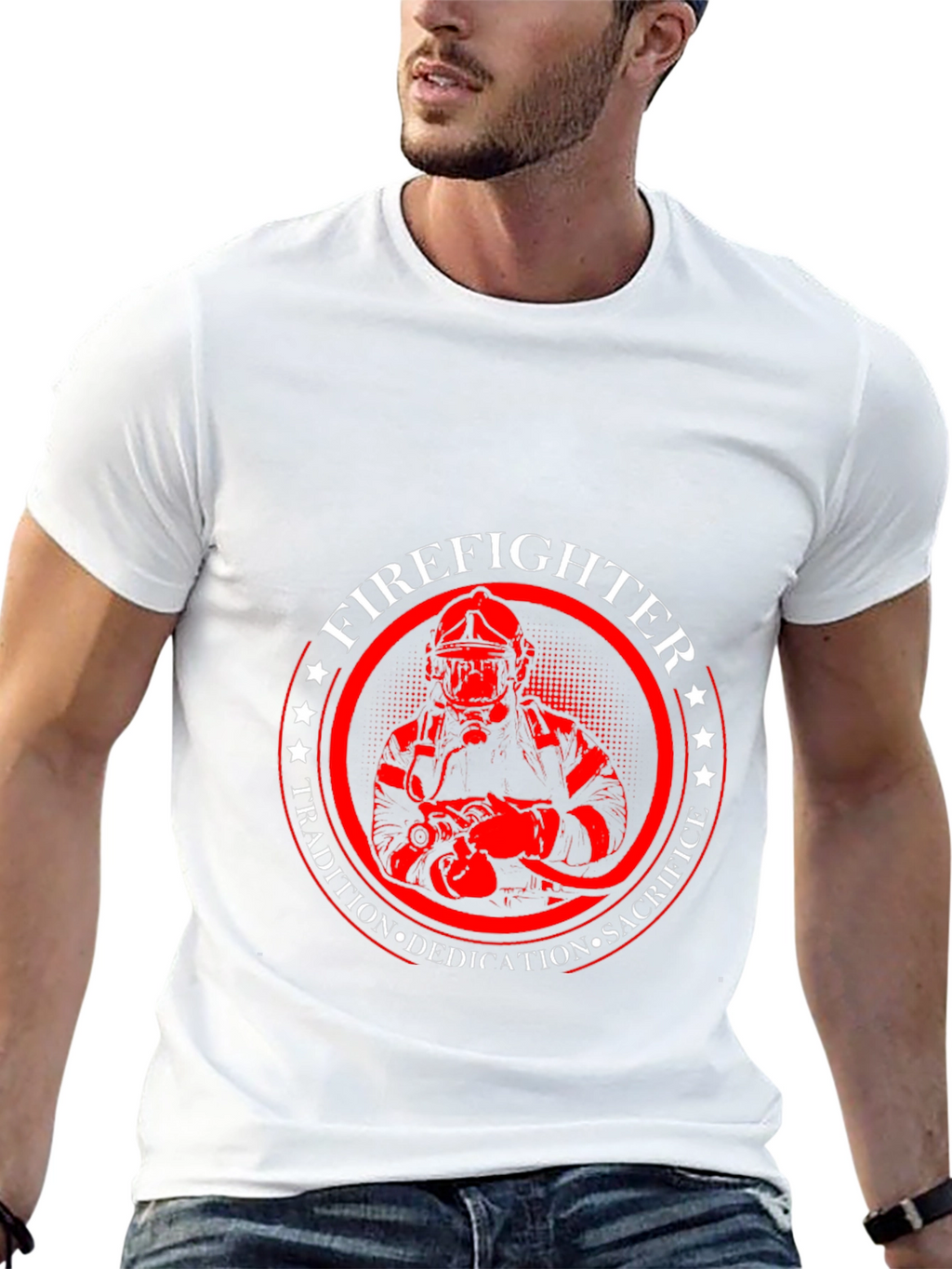 Firefighter Tradition Dedication Sacrifice T-Shirt