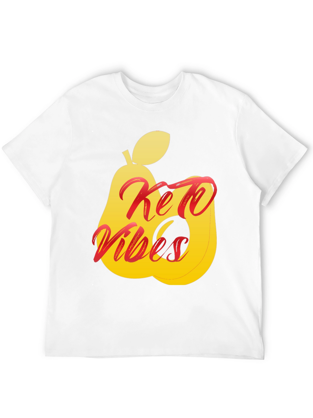 Keto Vibes Black T-Shirt Pear Graphic Tee