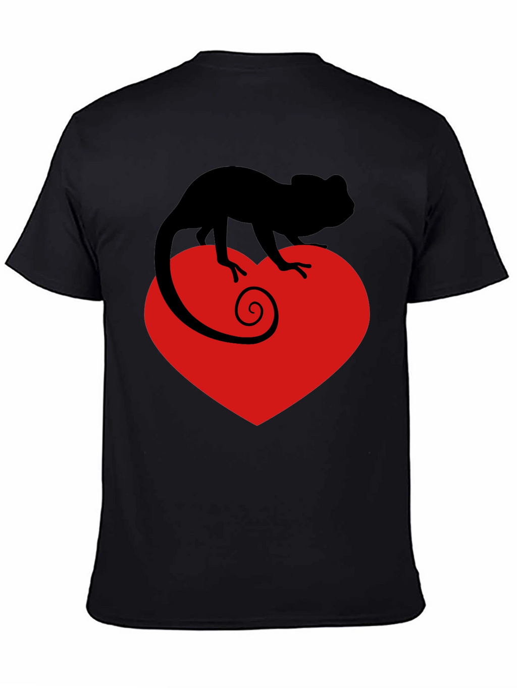Chameleon Heart Graphic Tee - Love Reptiles!