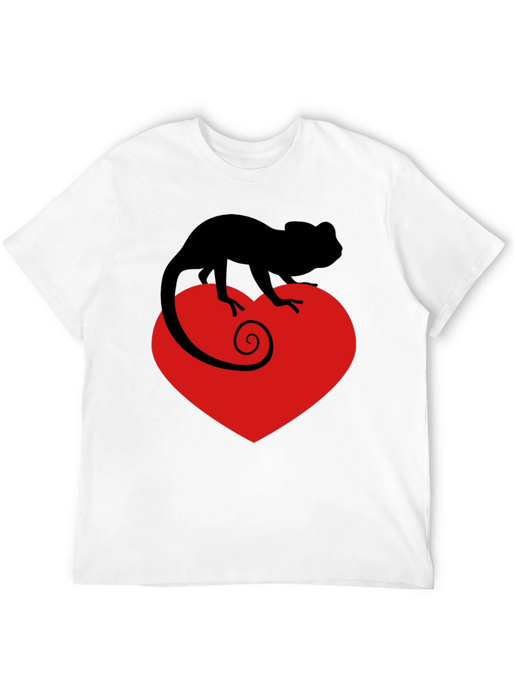 Chameleon Heart Graphic Tee - Love Reptiles!
