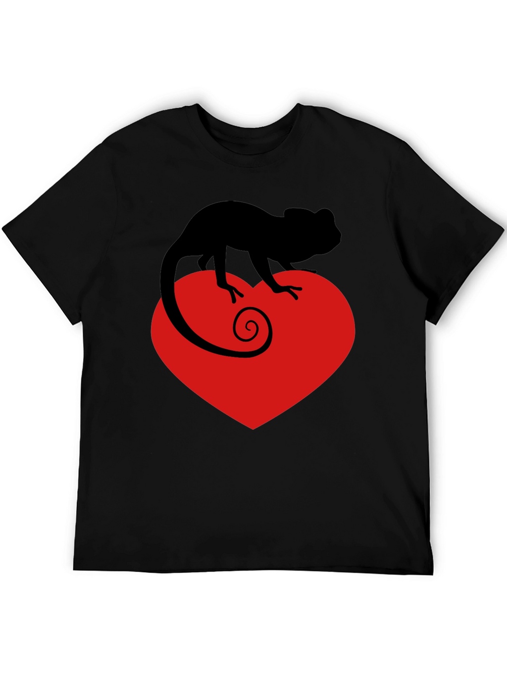 Chameleon Heart Graphic Tee - Love Reptiles!