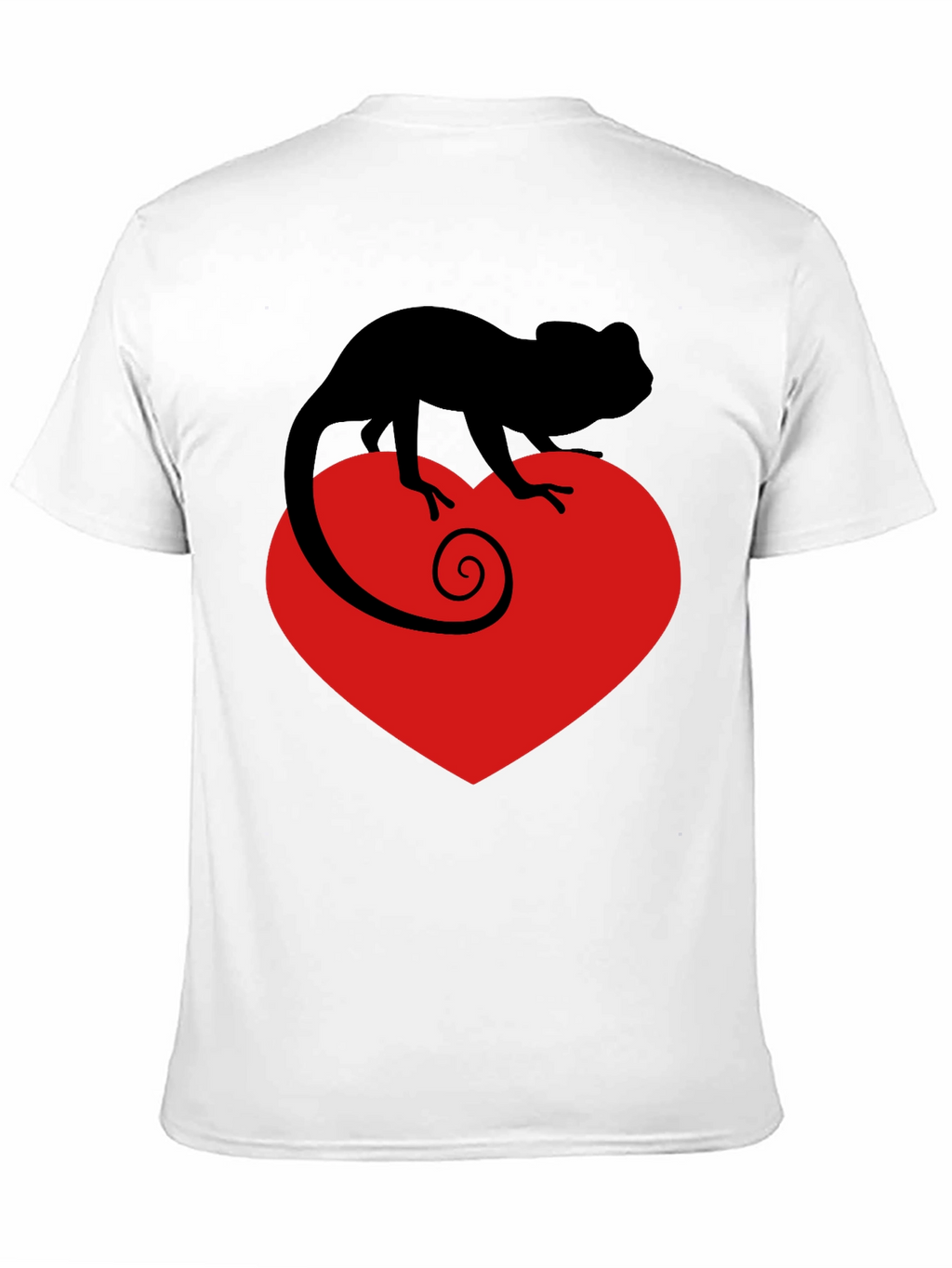 Chameleon Heart Graphic Tee - Love Reptiles!