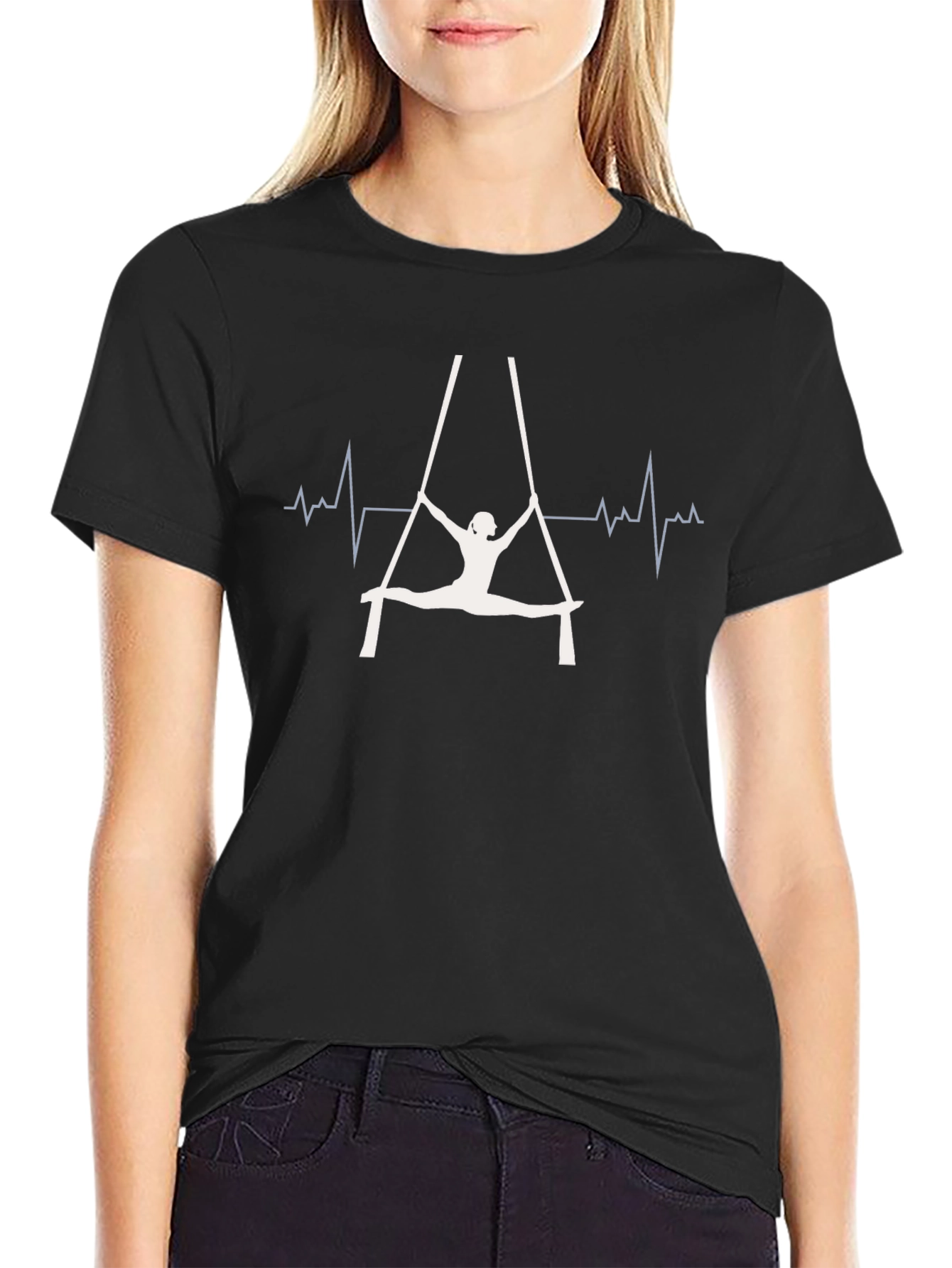 Aerial Silk Heartbeat T-Shirt - Gymnastics Apparel