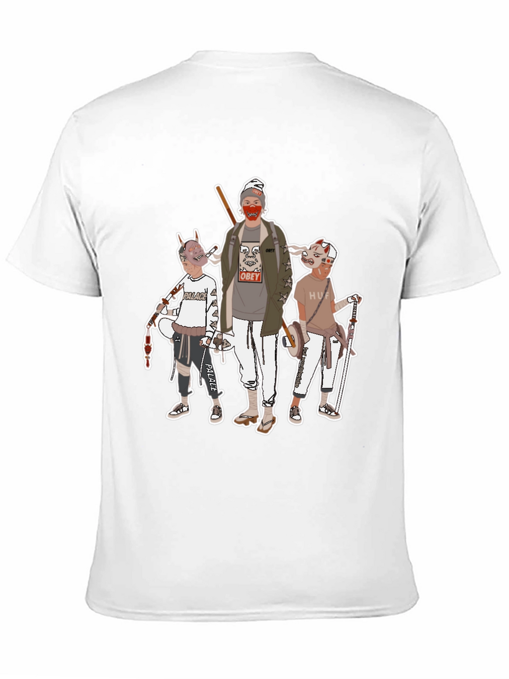 Graphic Print Crew Neck T-Shirt