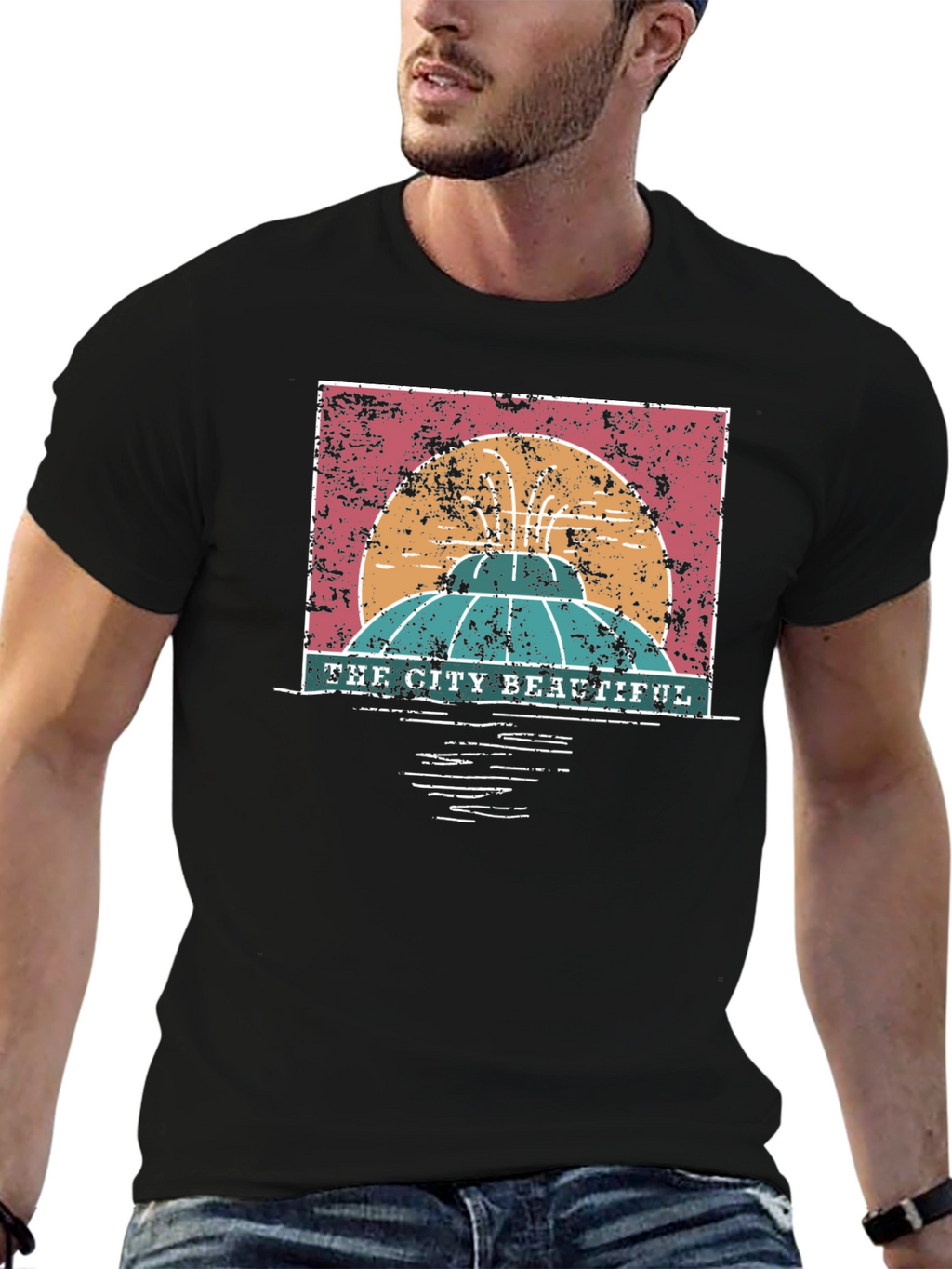 City Beautiful Fountain T-Shirt