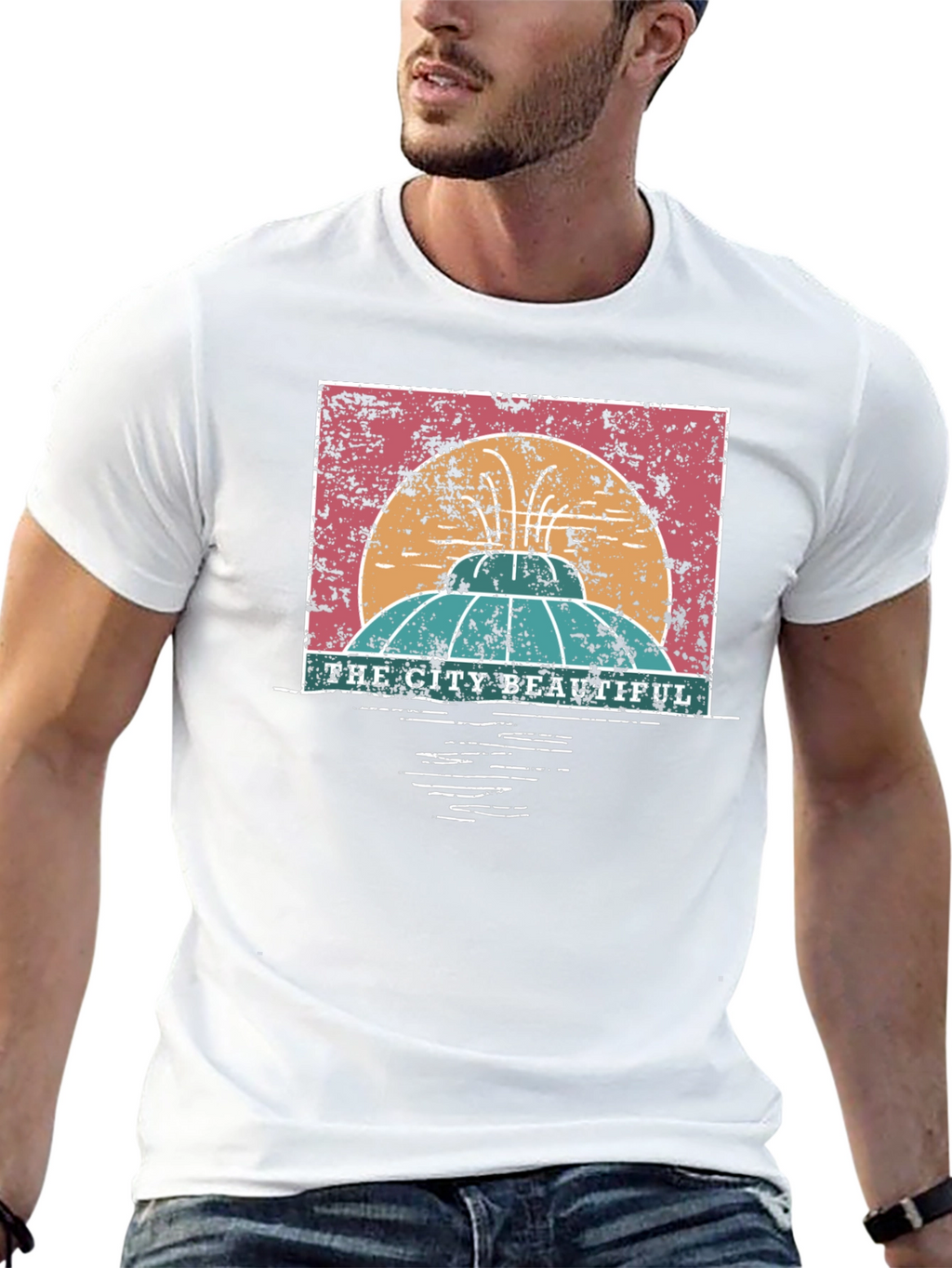 City Beautiful Fountain T-Shirt