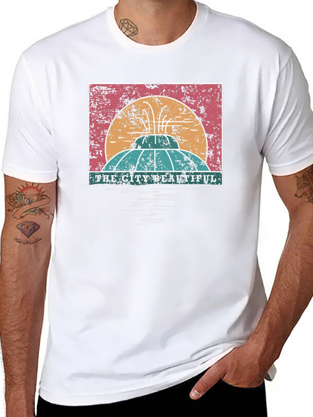 City Beautiful Fountain T-Shirt