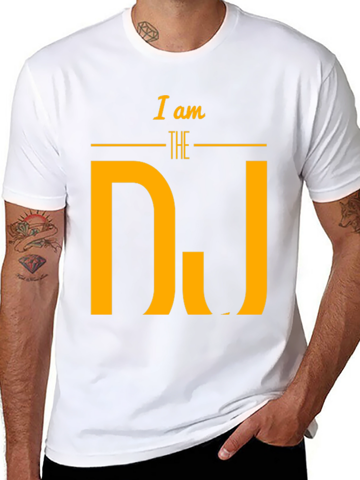 I Am The DJ Graphic Tee - Cool Music Lover T-Shirt