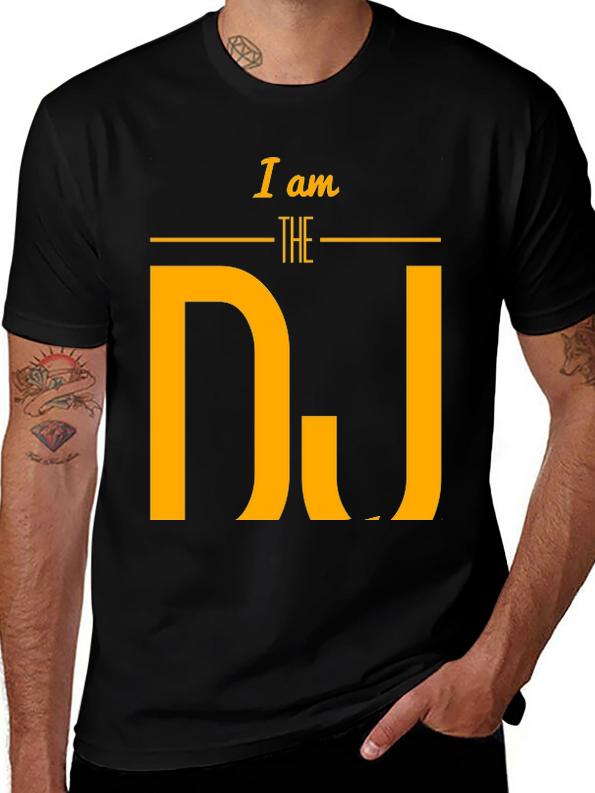 I Am The DJ Graphic Tee - Cool Music Lover T-Shirt