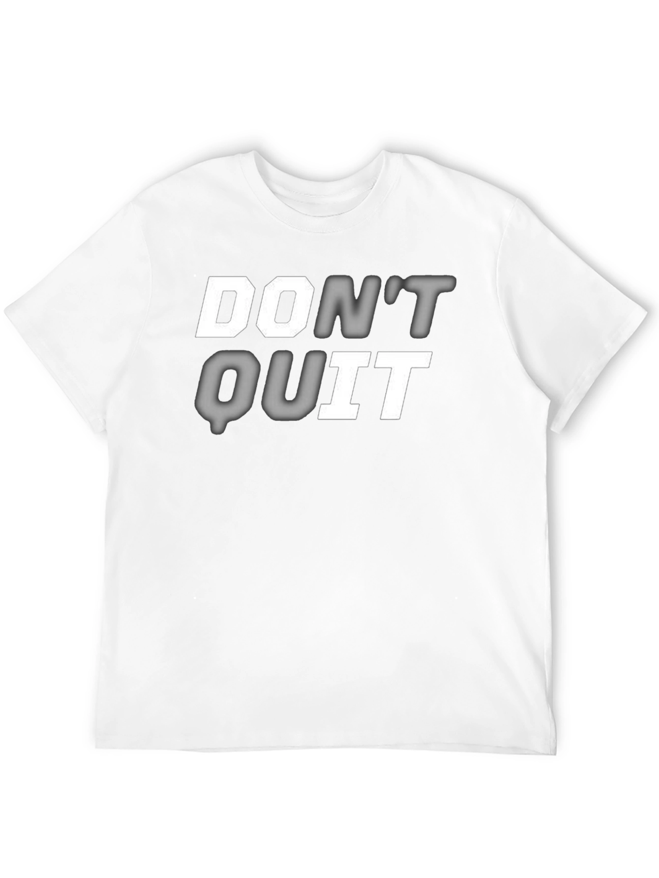 Dont Quit Graphic Print T-Shirt