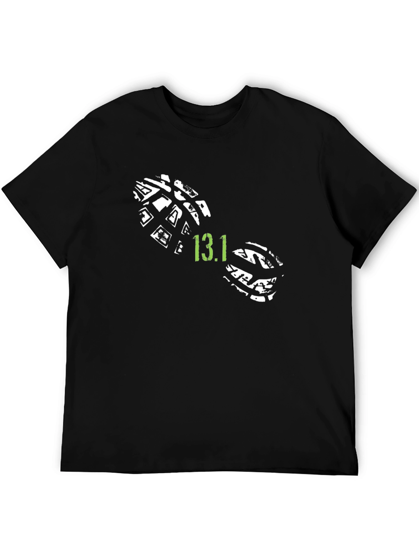 13.1 Half Marathon Shoe Print T-Shirt
