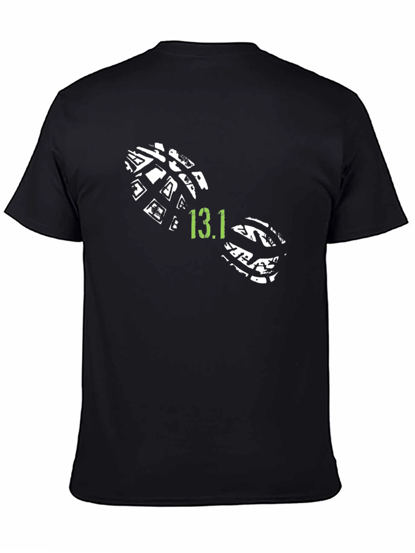 13.1 Half Marathon Shoe Print T-Shirt
