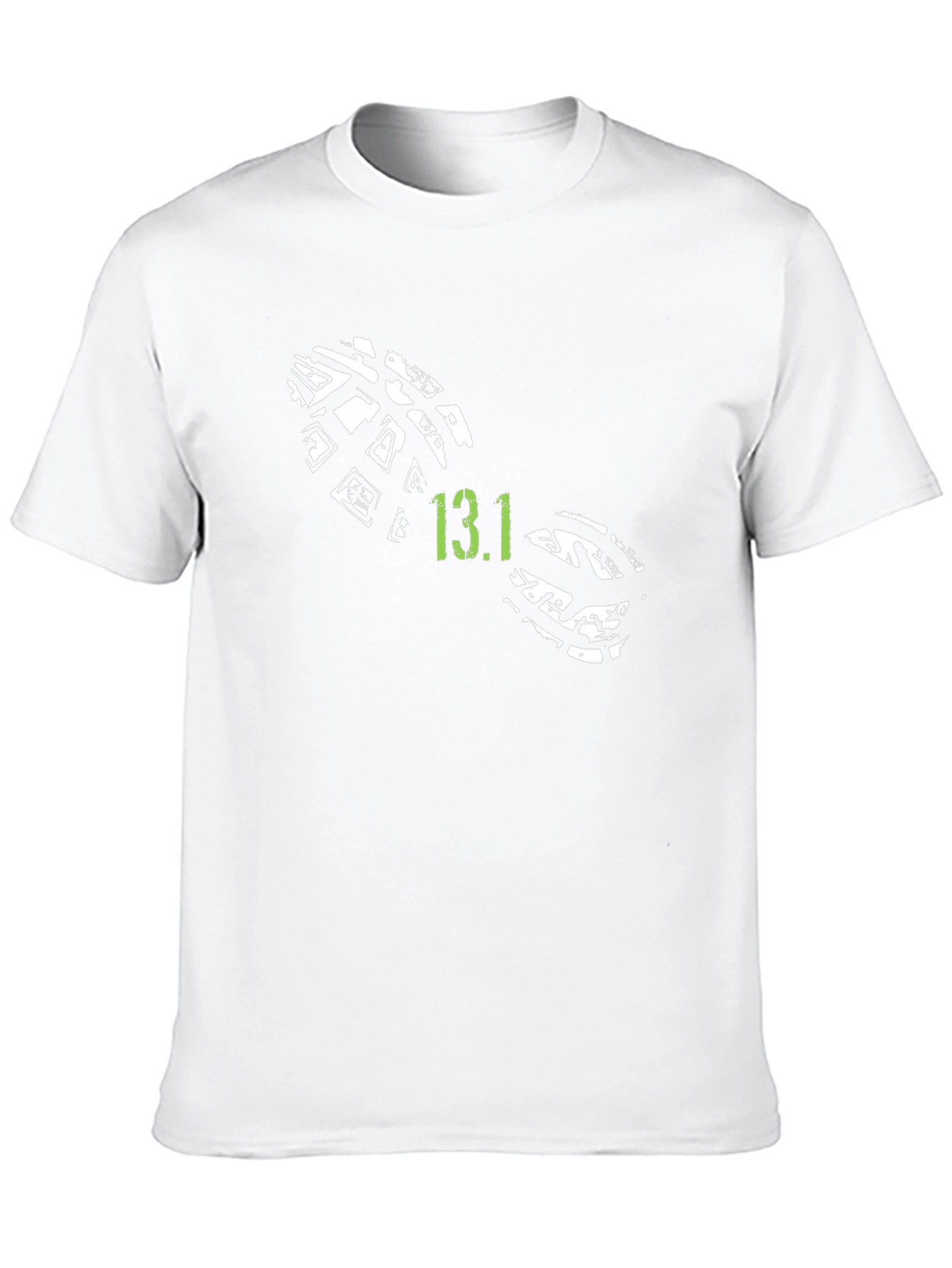 13.1 Half Marathon Shoe Print T-Shirt