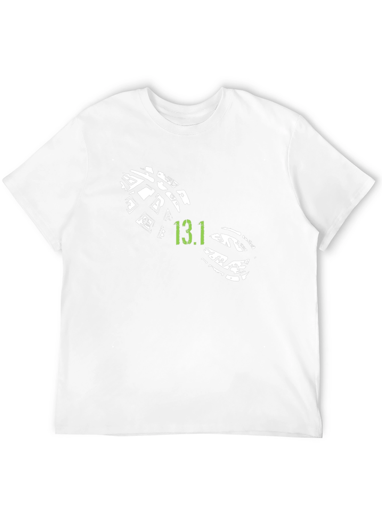 13.1 Half Marathon Shoe Print T-Shirt