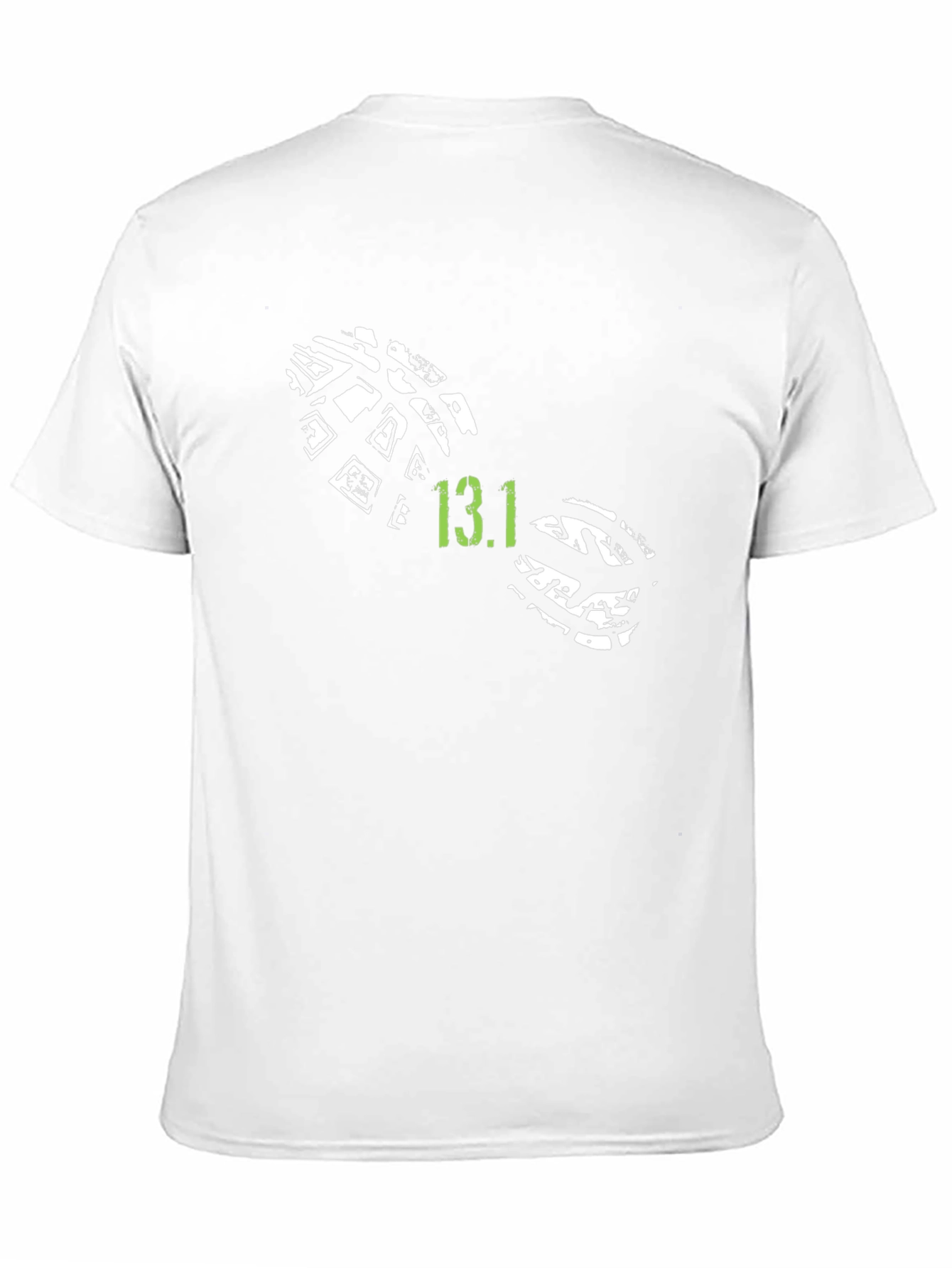 13.1 Half Marathon Shoe Print T-Shirt