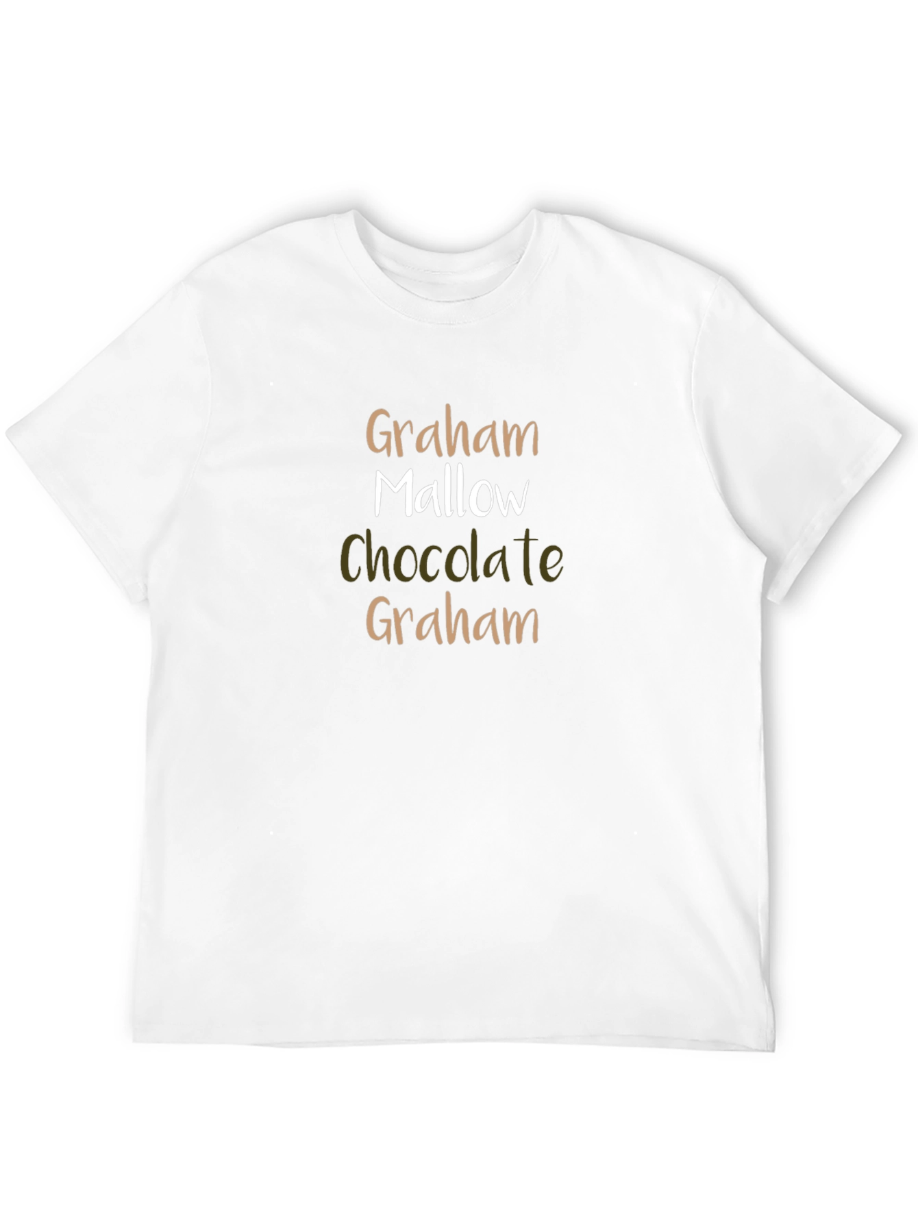 Smores Ingredients T-Shirt - Graham Mallow Chocolate